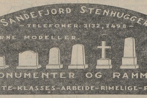 Bilde av Sandefjord Stenhuggeri